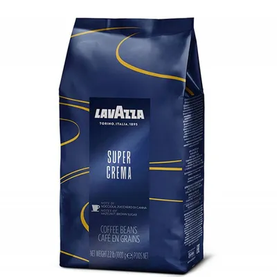 Kawa ziarnista LAVAZZA super crema espresso blue 1kg