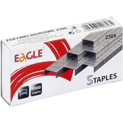 Zszywki Eagle 23/6 110-1324 do 30 kart 1000szt