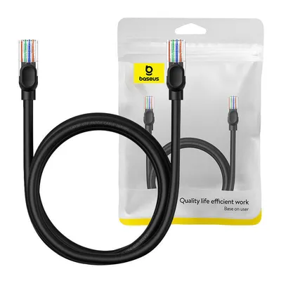 Kabel sieciowy Baseus ethernet cat5, 1,5m (czarny)
