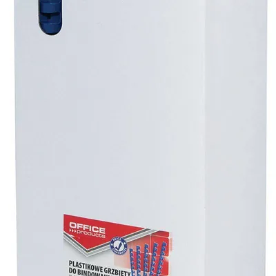 Grzbiet plastikowy 14mm (125 kartek) OFFICE PRODUCTS niebieski 100 szt.