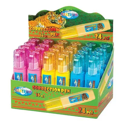 Korektor w długopisie 16ml CENTRUM zoo 80896 metalowa