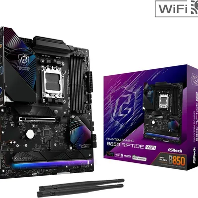 Asrock płyta główna b850 phantom gaming riptide wifi am5 4ddr5 atx