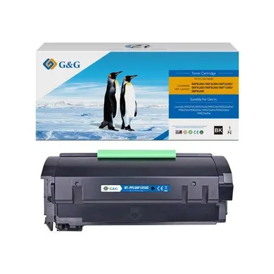 G&g kompatybilny toner z lexmark 56f2u00, nt-pfl56f1xxx, black, 25000s, ultra high capacity, return