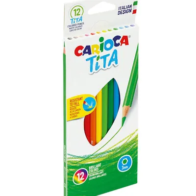 Kredki ołówkowe bezdrzewne Carioca 42793 tita 170-2326 12kol