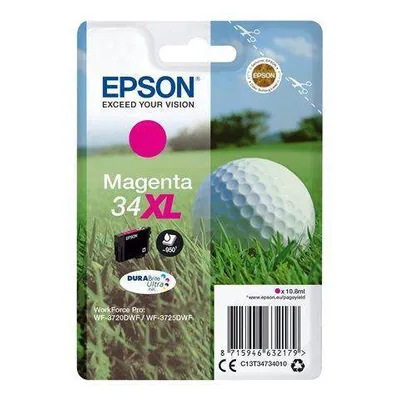 Tusz oryginalny EPSON t3473 c13t34734010 magenta 10,8 ml po terminie