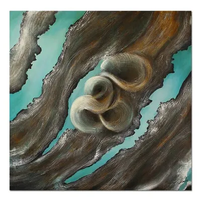 Obraz olejny - abstrakcyjne - 100x100 cm - g116109