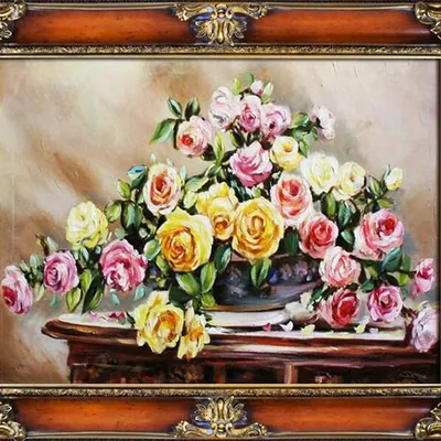 Róże - bukiet od felicjana - 85x115 cm - g93897