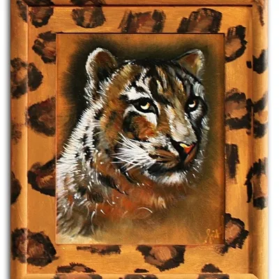 Obraz - dzikie koty - 29x34cm - g15326