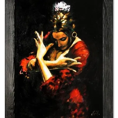 Ludzie - królowa flamenco - 63x84 cm - g15305