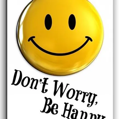 Na wesoło - don't worry. be happy. - 60x90 cm - g93188
