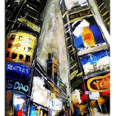 Sztuka abstrakcyjna - broadway - 60x90 cm - g03633