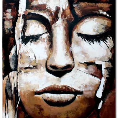 Obraz olejny - abstrakcyjne - 110x150 cm - g111313