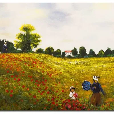 Claude monet - pole maków - 50x70 cm - g16494