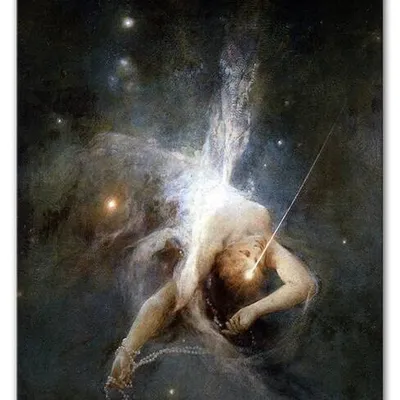 Witold pruszkowski - spadająca gwiazda - 40x50 cm - g93770