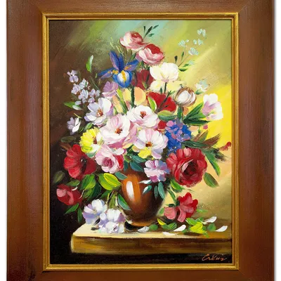 Bukiety mieszane - dostojne róże - 46x56 cm - g06526