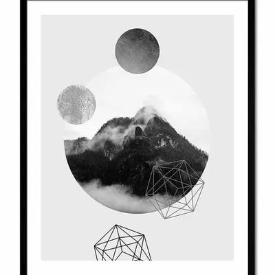 Obraz - abstrakcje geometryczne - 43x53cm - g102850