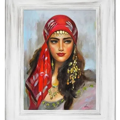 Ludzie - cyganka - 76x96 cm - g16196