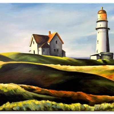 Obraz olejny - pejzaż nowoczesny - 60x90 cm - g119447