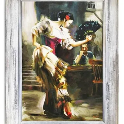 Ludzie - kobieta tańcząca flamenco - 86x116 cm - g95224