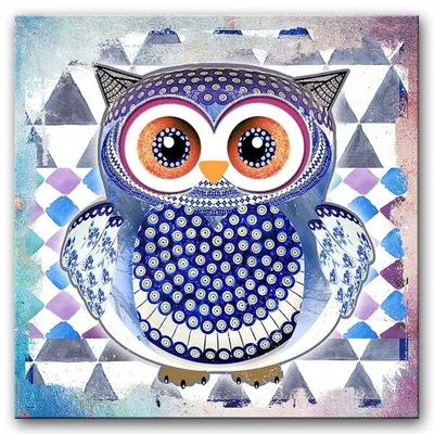 Sowy - sówka klara - 60x60 cm - g93568
