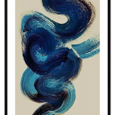Obraz olejny - abstrakcyjny - 63x93 cm - g110443