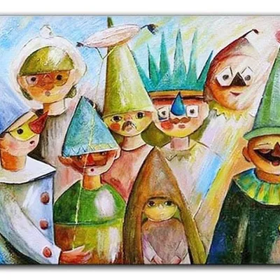 Tadeusz makowski - maskarada 2 - 60x90 cm - g00344