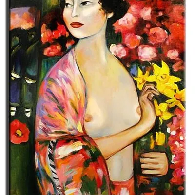 Gustav klimt - tancerka - 60x90 cm - g05373