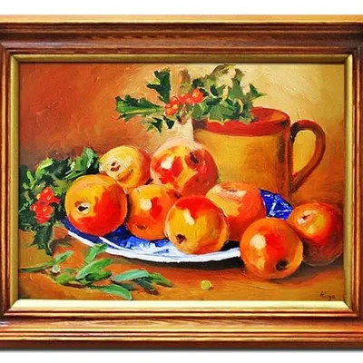 Tradycyjna - brzoskiwnie - 40x50 cm - g02801