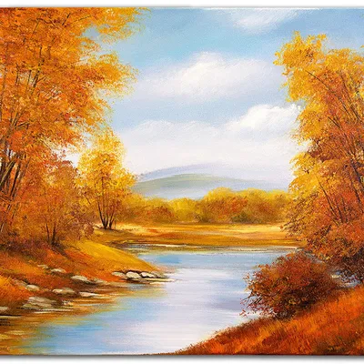 Obraz olejny - pejzaże - 60x90 cm - g119205