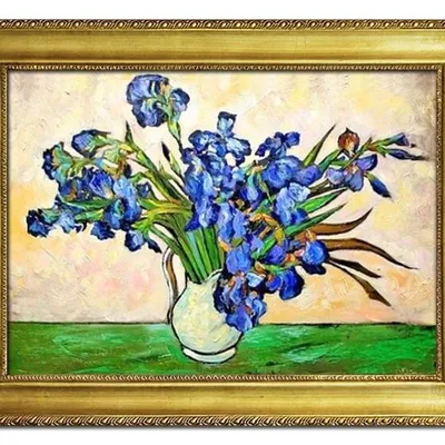 Vincent van gogh - wazon z irysami - 75x105cm g04857