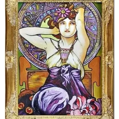Alfons mucha - ametyst - 40x50 cm - g03839