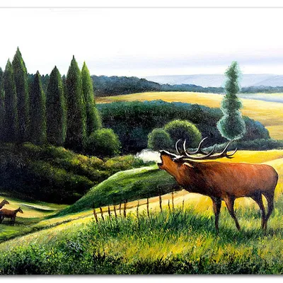 Obraz olejny - pejzaże - 120x180 cm - g119074