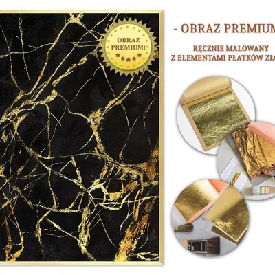 Obraz olejny - abstrakcyjne - 63x93 cm - g107975
