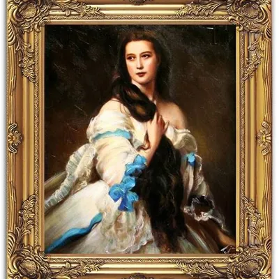 Franz xaver winterhalter - madame barbe de rimsky korsakov - 53x64 cm - g04999
