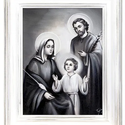 Obraz - święta rodzina - 42x52cm - g94129