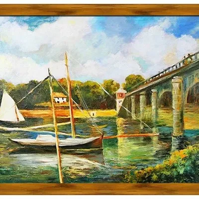 Claude monet - most w argenteuil - 200x140 cm - g94782