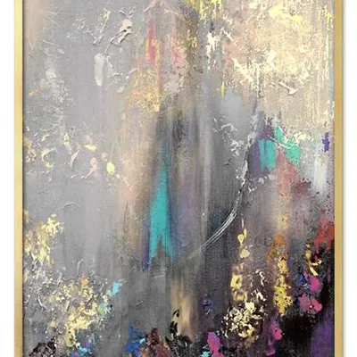 Obraz olejny - abstrakcyjne - 63x93 cm - g111293