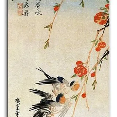 Orient - wiśnie - 90x45 cm - g93807