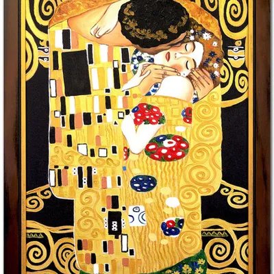 Gustav klimt - pocałunek - 75x105 cm - g15228