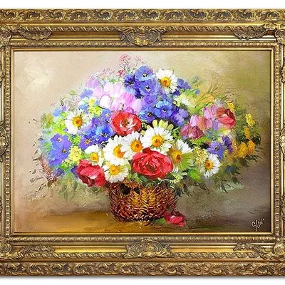 Bukiety mieszane - polny wiecheć - 70x90 cm - g16681