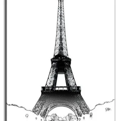 Paris - paryski symbol - 60x90 cm - g17937