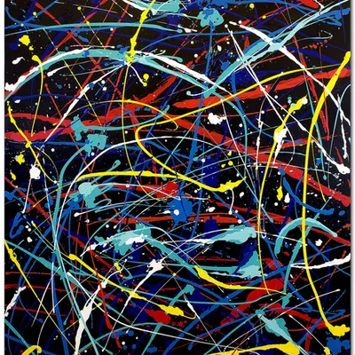 Obraz olejny - abstrakcyjne - 120x160 cm - g118479