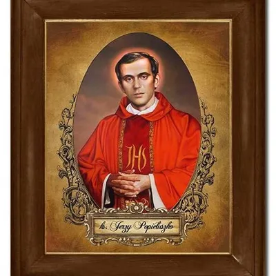 Religijne - ksiądz jerzy popiełuszko - 58x68 cm - g94462