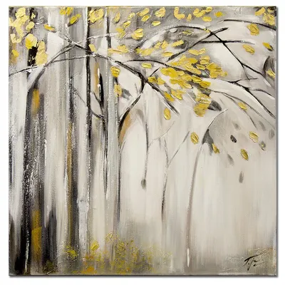 Obraz olejny - pejzaż nowoczesny - 60x60 cm - g104613