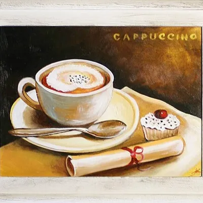 Do kuchni - cappucino z pianką - 40x50 cm - g15338