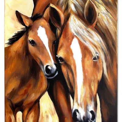 Obraz - konie - 40x50cm - g119339