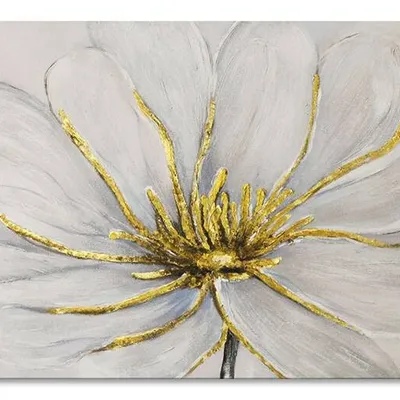 Obraz olejny - kwiaty nowoczesne - 50x70 cm - g104568