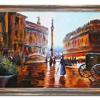Paryż - pomnik napoleona - 63x83 cm - g00996