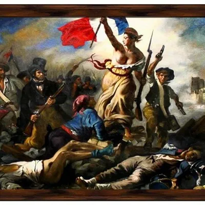 Eugène delacroix - wolność wiodąca lud na barykady - 200x140 cm - g94766