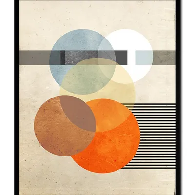 Obraz - abstrakcje geometryczne - 43x53cm - g105144